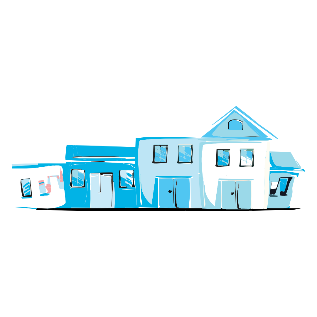 Houses illustration